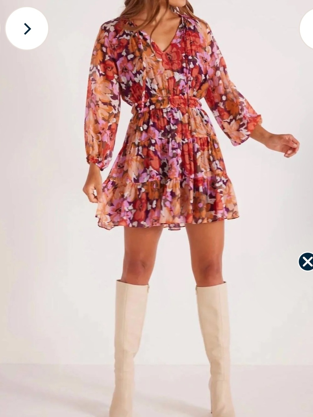 MINKPINK Zanita Mini Dress Size XL